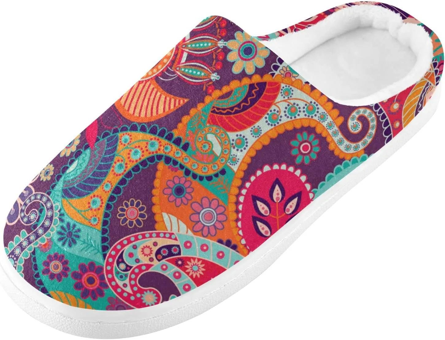 Oyihfvs Unisex Memory Foam Warm Slippers Comfort Soft Casual Shoes for Indoor Outdoor S-XXXL