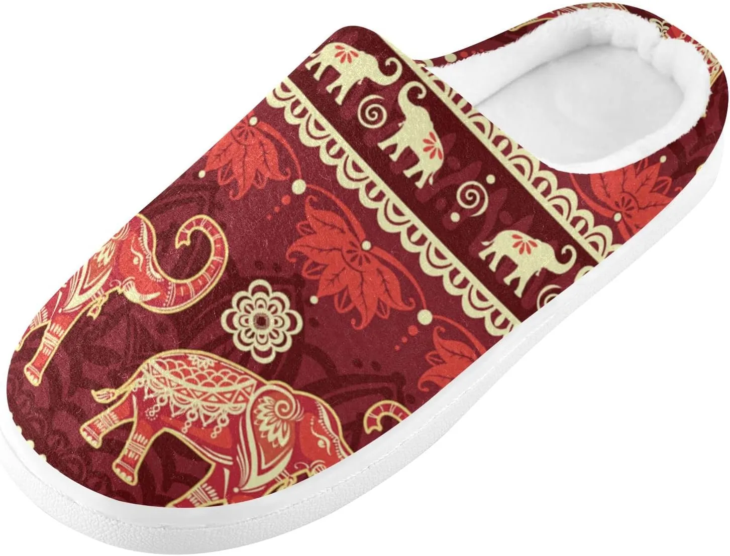 Oyihfvs Unisex Memory Foam Warm Slippers Comfort Soft Casual Shoes for Indoor Outdoor S-XXXL