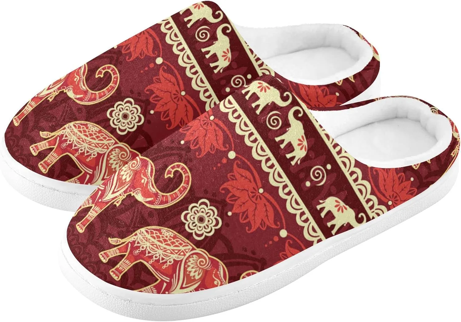 Oyihfvs Unisex Memory Foam Warm Slippers Comfort Soft Casual Shoes for Indoor Outdoor S-XXXL