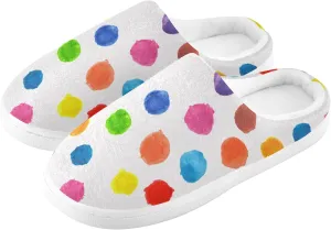 Oyihfvs Unisex Memory Foam Warm Slippers Comfort Soft Casual Shoes for Indoor Outdoor S-XXXL