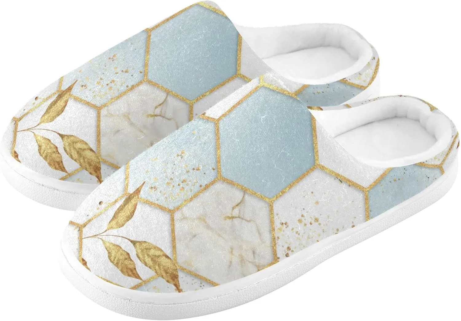 Oyihfvs Unisex Memory Foam Warm Slippers Comfort Soft Casual Shoes for Indoor Outdoor S-XXXL