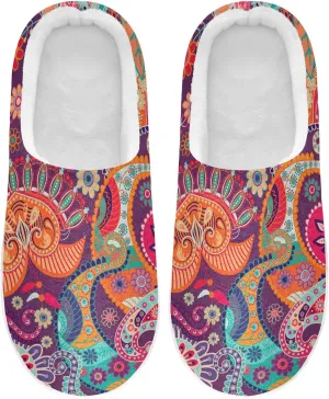 Oyihfvs Unisex Memory Foam Warm Slippers Comfort Soft Casual Shoes for Indoor Outdoor S-XXXL