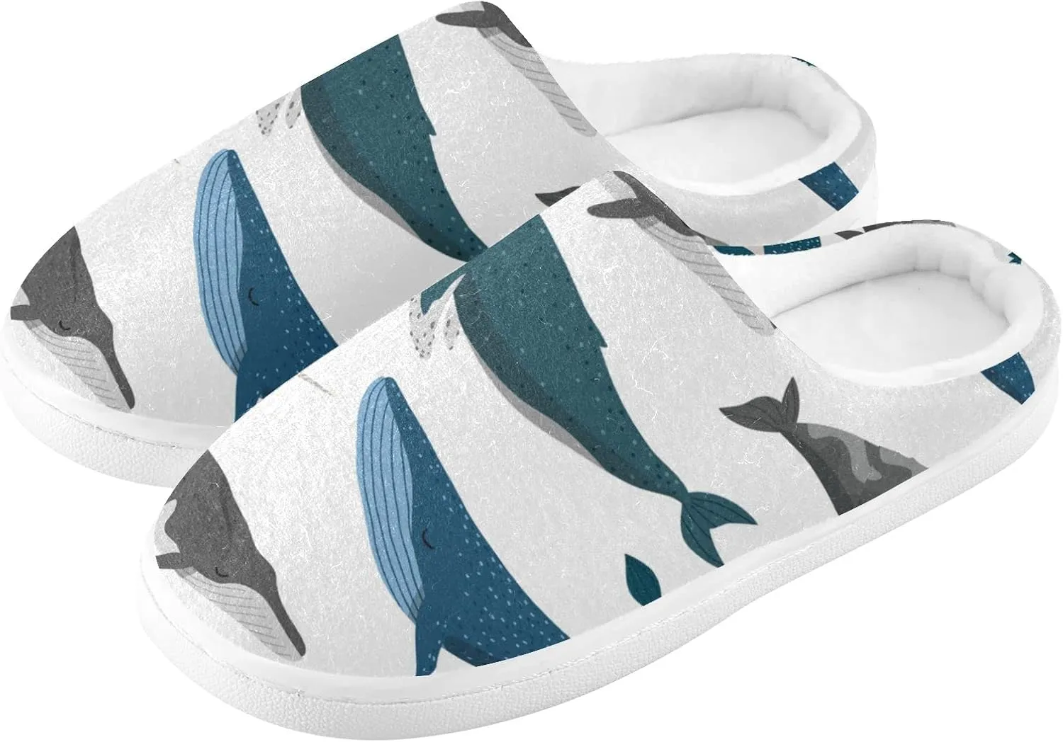 Oyihfvs Unisex Memory Foam Warm Slippers Comfort Soft Casual Shoes for Indoor Outdoor S-XXXL
