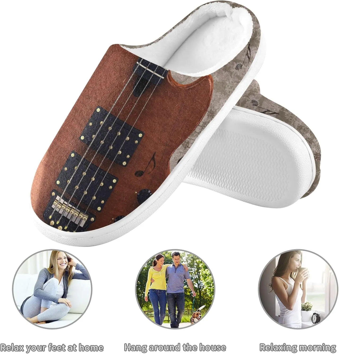 Oyihfvs Unisex Memory Foam Warm Slippers Comfort Soft Casual Shoes for Indoor Outdoor S-XXXL