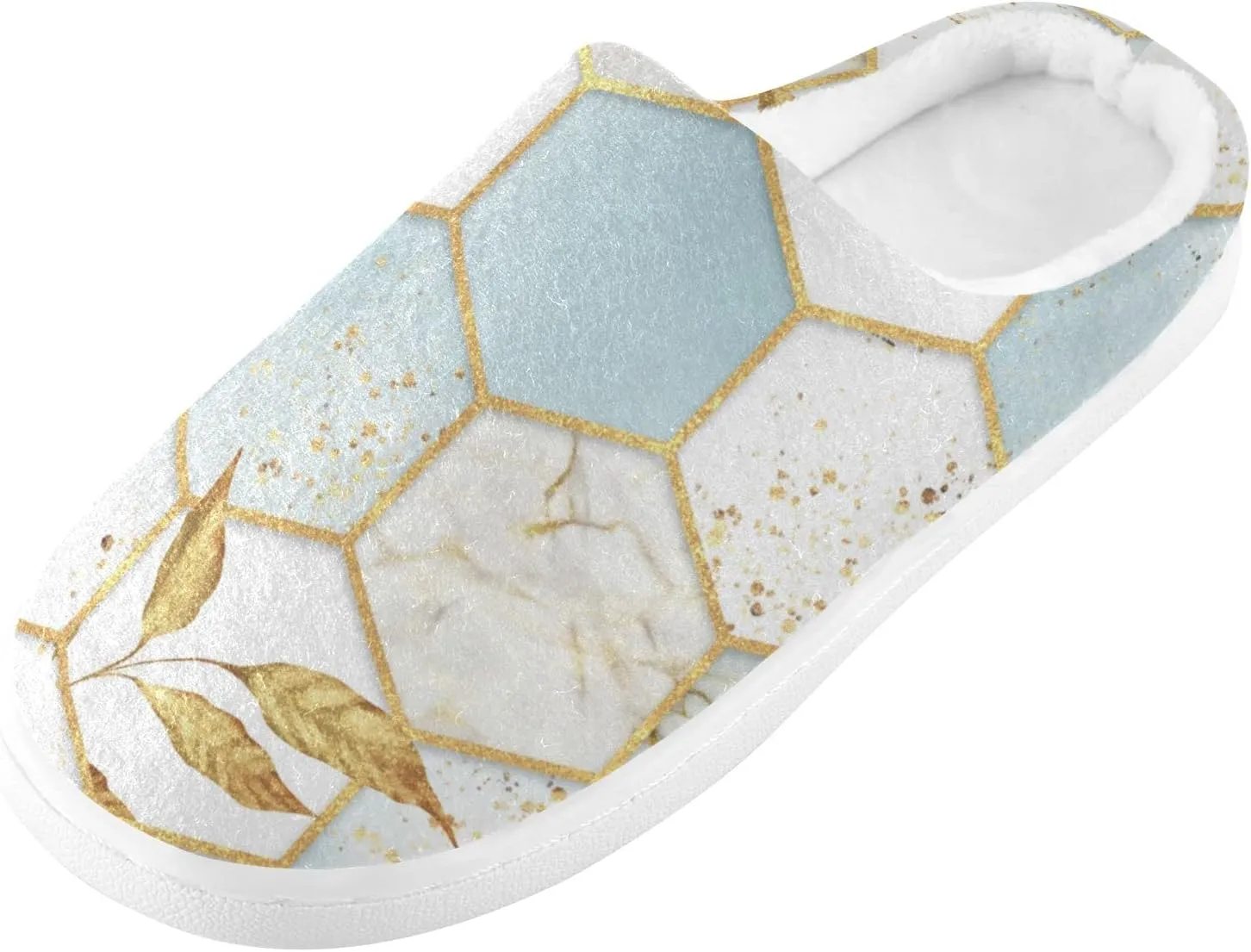 Oyihfvs Unisex Memory Foam Warm Slippers Comfort Soft Casual Shoes for Indoor Outdoor S-XXXL