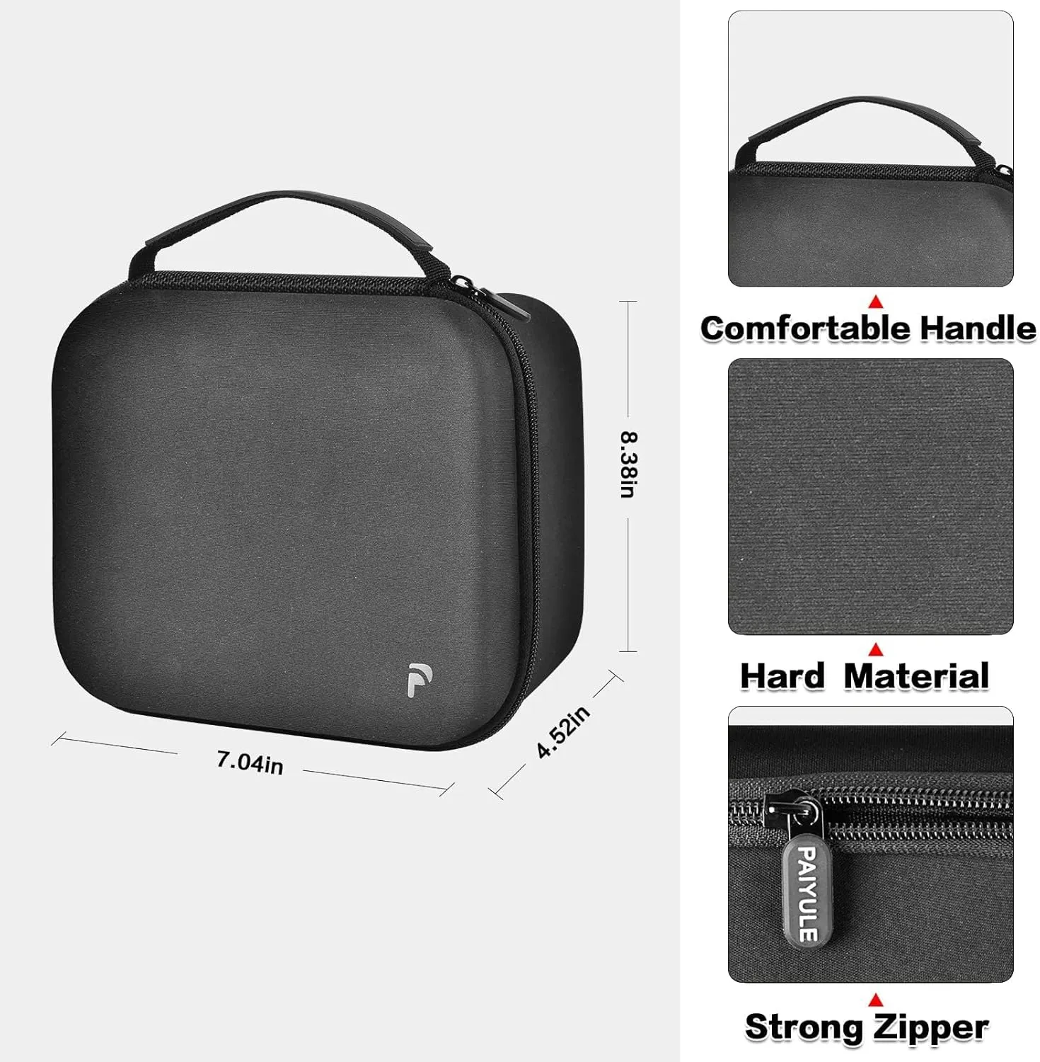 PAIYULE Case for Walker's Razor Slim Electronic Earmuffs/for Howard Leight Shooting Hunting Hearing Ear Protection