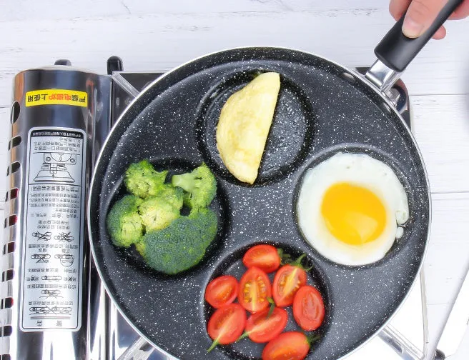 Pan Pan Pancake Frying Egg 4-Cups Pancake Suitable Pan Custom design Cookware Gas Stove Egg Nonstick For Global reach Pans
