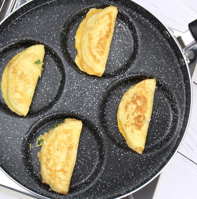 Pan Pan Pancake Frying Egg 4-Cups Pancake Suitable Pan Custom design Cookware Gas Stove Egg Nonstick For Global reach Pans