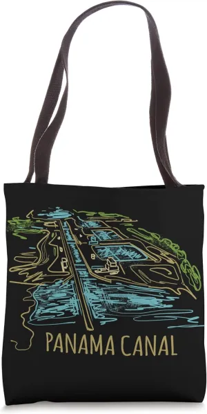Panama Canal souvenir for travelers, tourist, Traveler Tote Bag