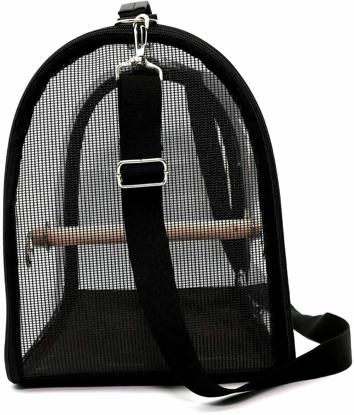 Parrot Carrier Cage Nest Bird Pet Travel Breathable Transparent Handbag Backpack