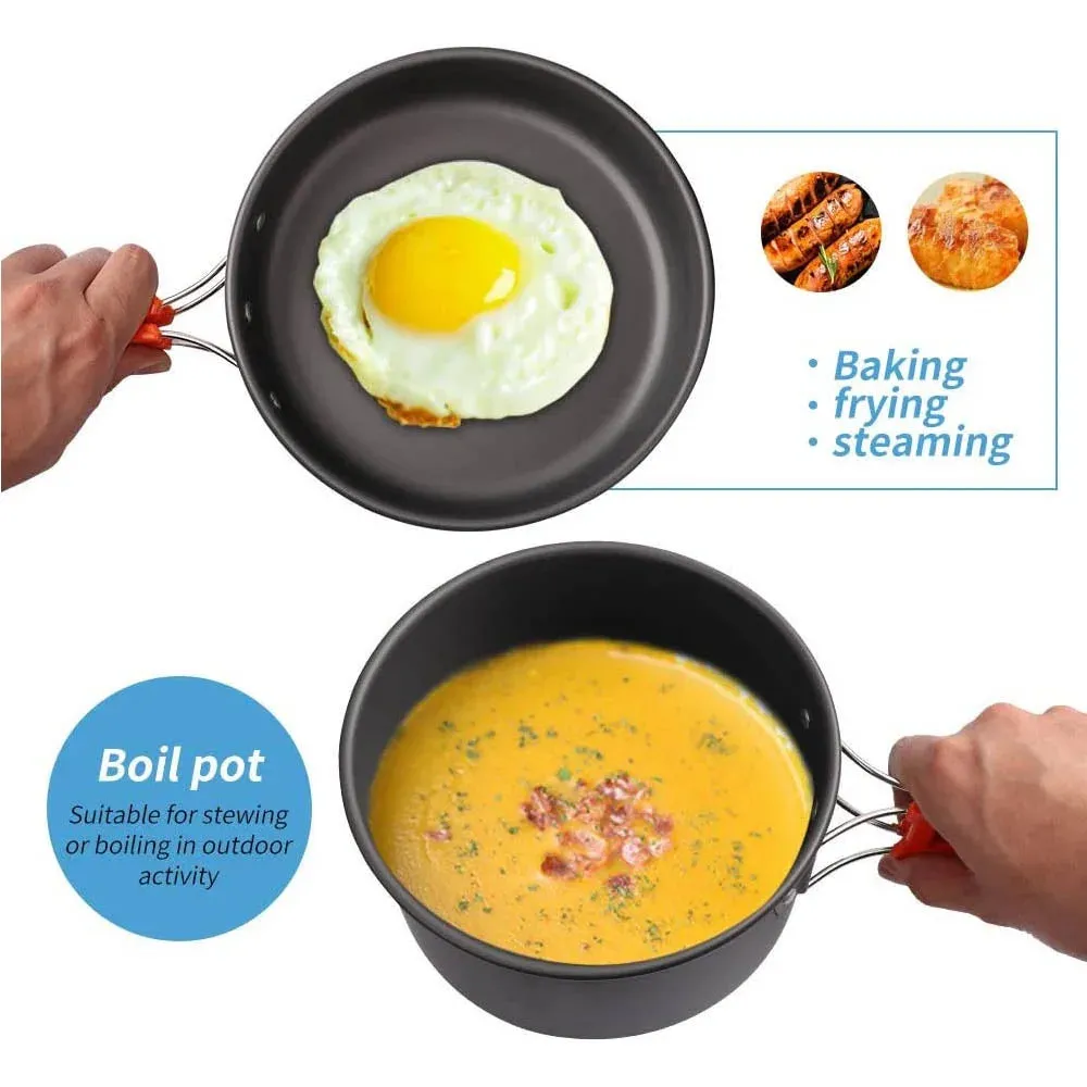 People for 2-3 Lightweight Loved by customers Secure transactions Set Camping Cookware