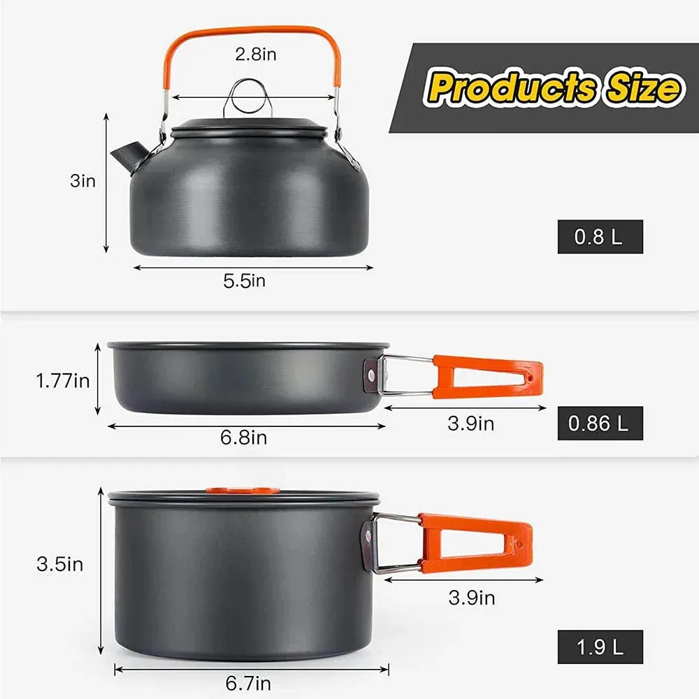 People for 2-3 Lightweight Loved by customers Secure transactions Set Camping Cookware