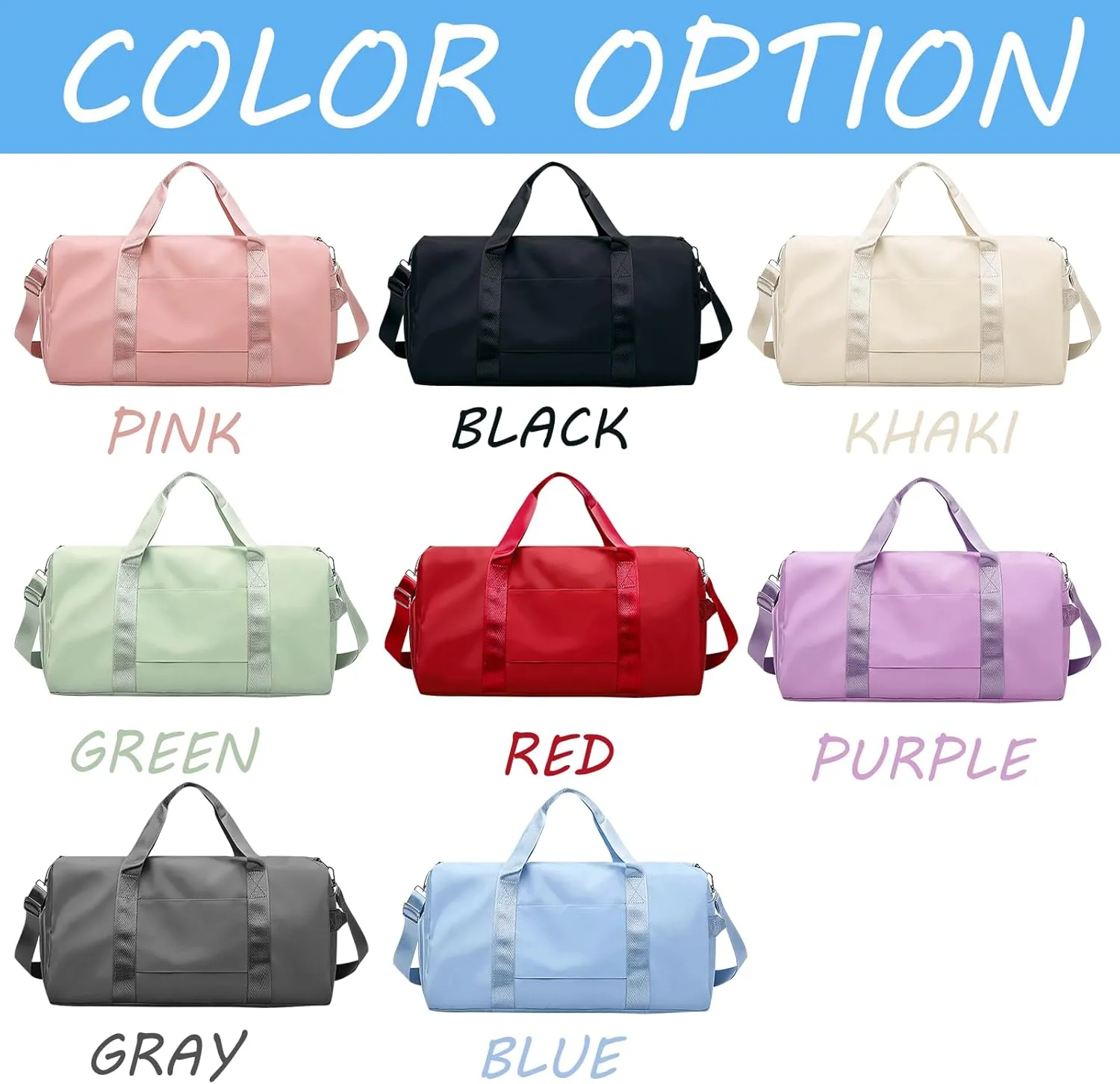 Personalized Duffle Bags with Name Photo Custom Sports Gym Bag Travel with Wet Dry Pockets Shoe Compartment Customizable Duffle Bag for Dance Football Ballet Team Cheer-Dance