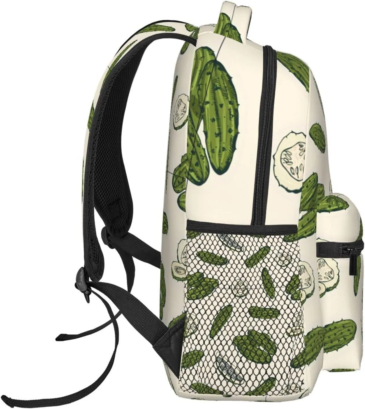 Pickle Cucumber Backpack Laptop Backpack Sports Travel Shoulder bag Light casual backpack