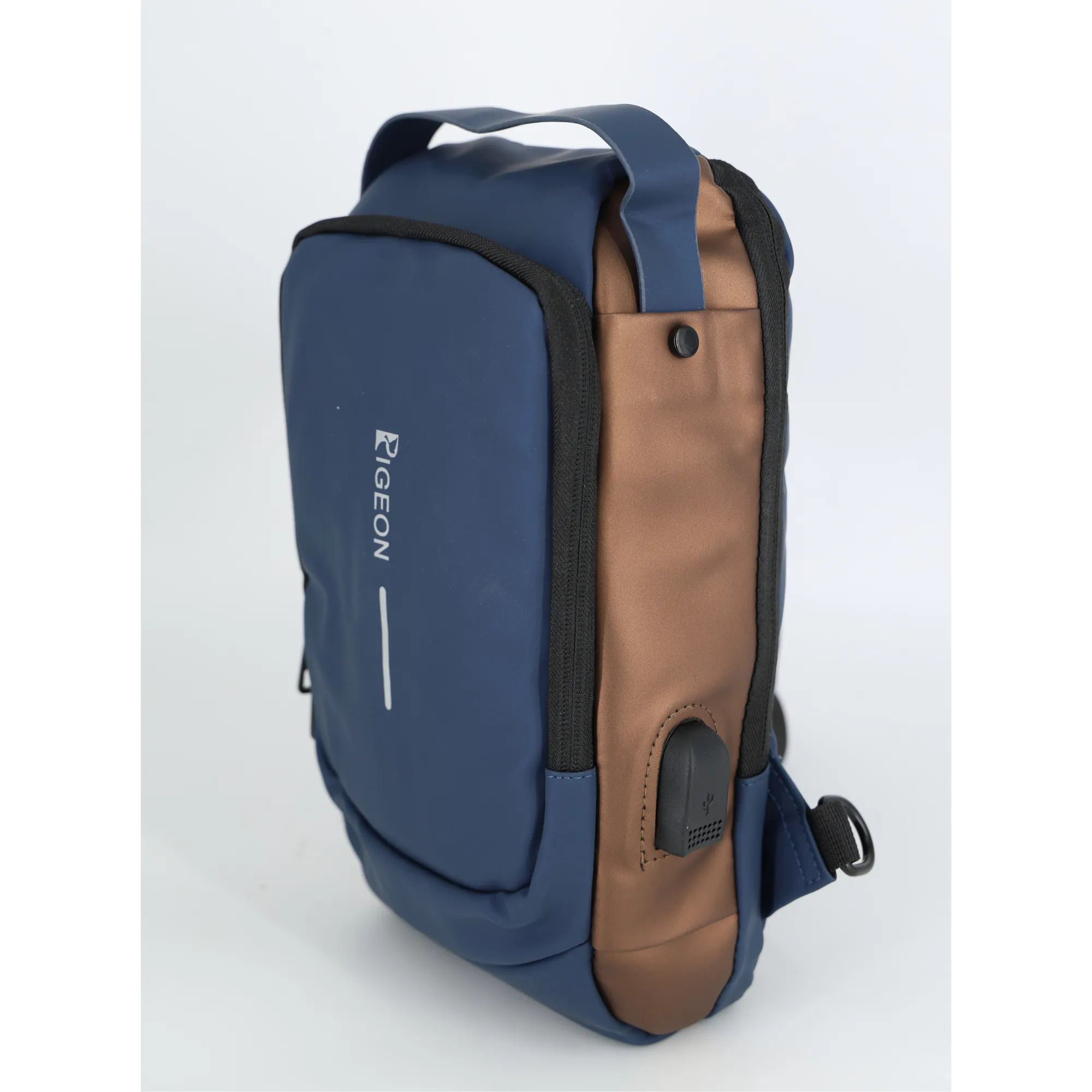 PIGEON Anti theft Crossbody Sling bag, Shoulder Backpack,Lightweight with USB charging port
