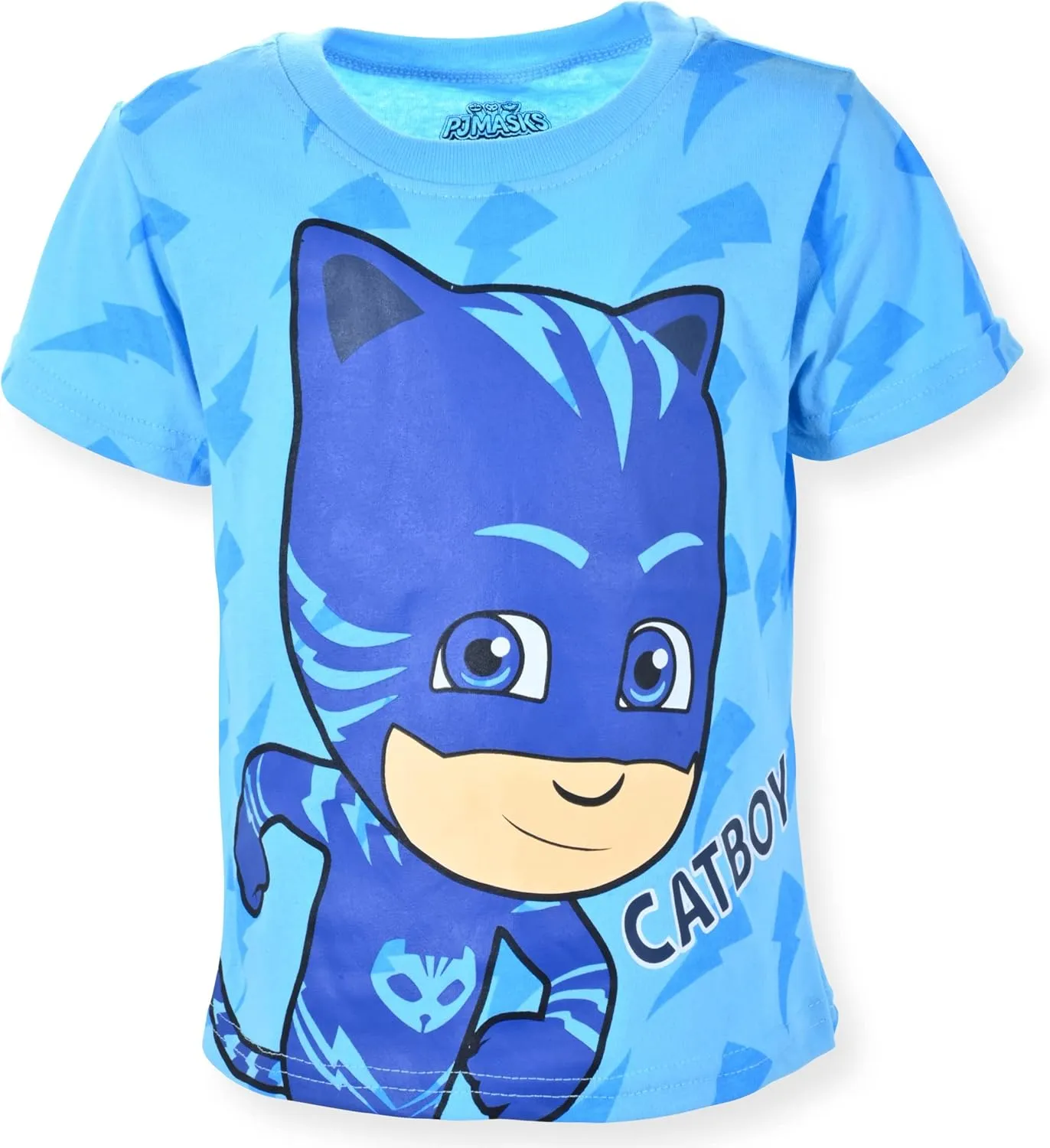 PJ Masks Disney Catboy, Owlette and Gekko Boys’ 4 Pack T-Shirts for Toddler and Little Kids– Blue/Red/Green/Grey