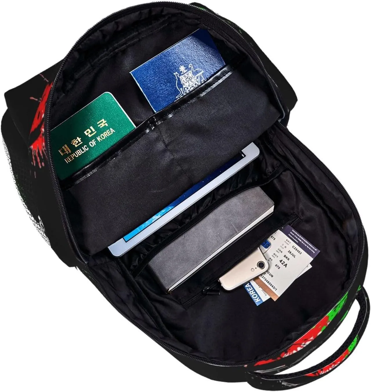 Portugal Soccer Portuguese Football Flag Backpack Casual Laptop Backpack Double Shoulder Bag Lightweight Backpack For Women Men Travel