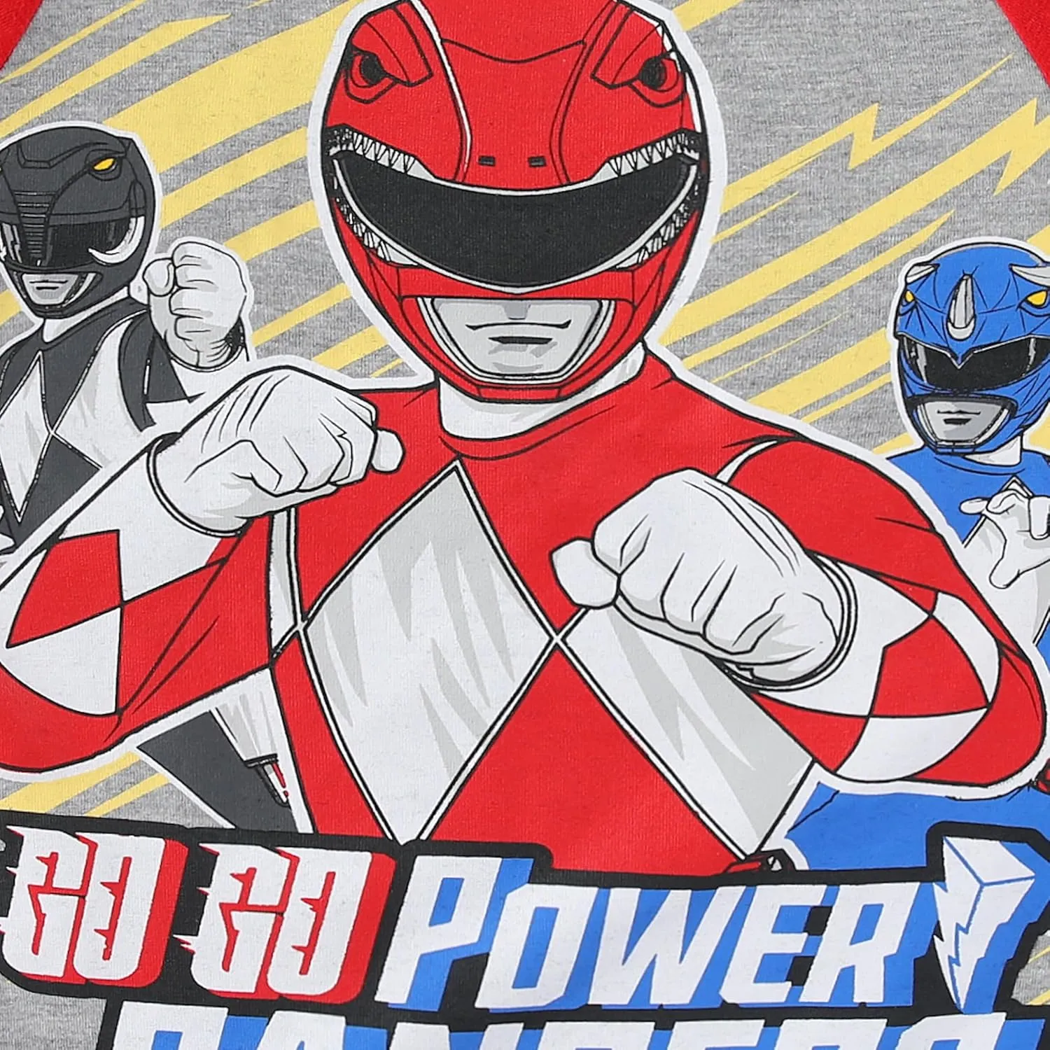Power Rangers Boys Short Sleeve T-Shirt and French Terry Shorts Set for Big Kids