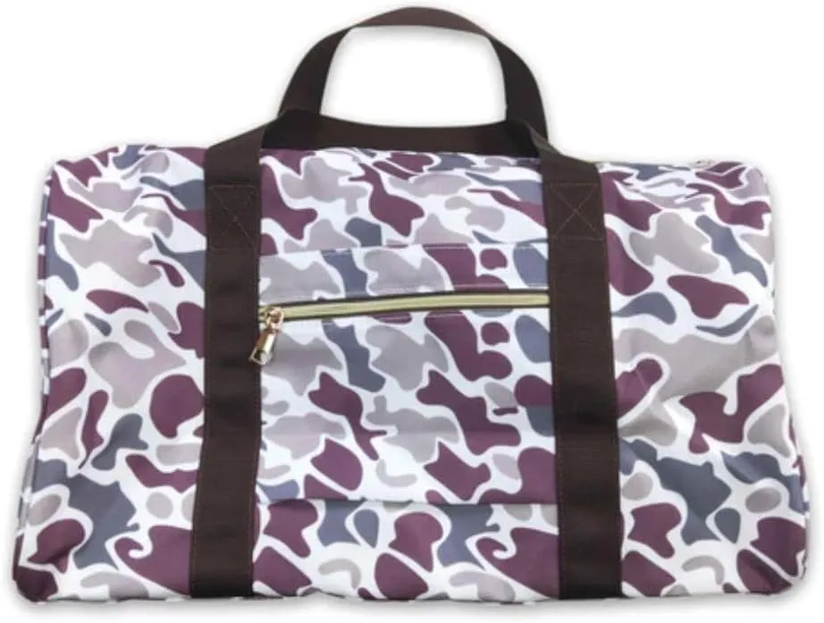 Printed Lightweight Sport Duffle Bag (camo)