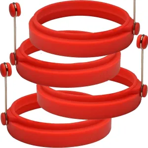 Professional Silicone Egg Ring, Pancake Breakfast Sandwiches ,benedict Eggs,omel