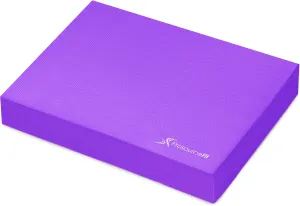 ProsourceFit Exercise Balance Pad – Large Cushioned Non-Slip Foam Mat & Knee Pad for Fitness, Stability Training, Physical Therapy, Yoga 15"x19"