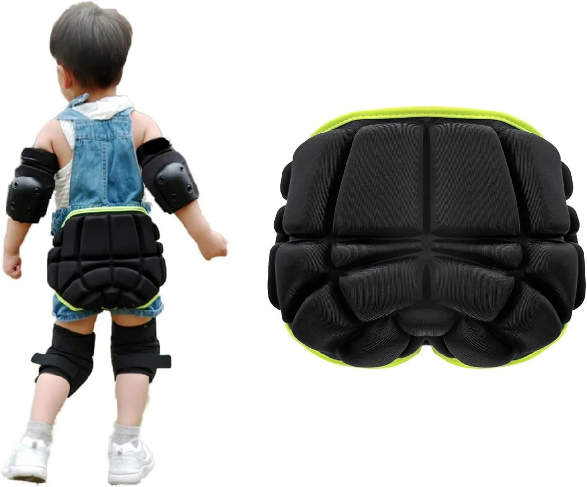 Protective Butt Pad, Children Extreme Sports Hip Pad Butt Pads for Skating Roller Hockey Pants Kids Skate Pads Impact Shorts Snowboard Padded Shorts, Children Under 12 Years Old