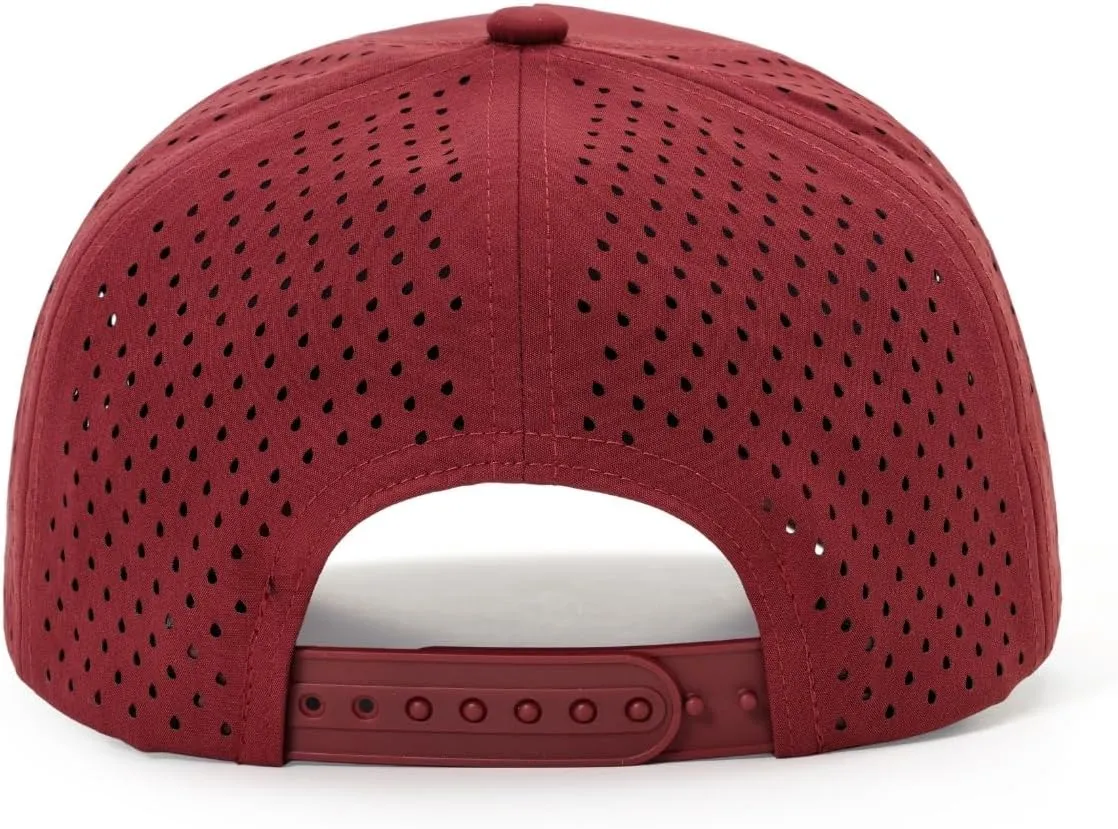 Quick-Dry Snapback Hats, 5-Panel Water-Resistant Mesh Baseball Caps for Men & Women, Golf, Running or Workouts