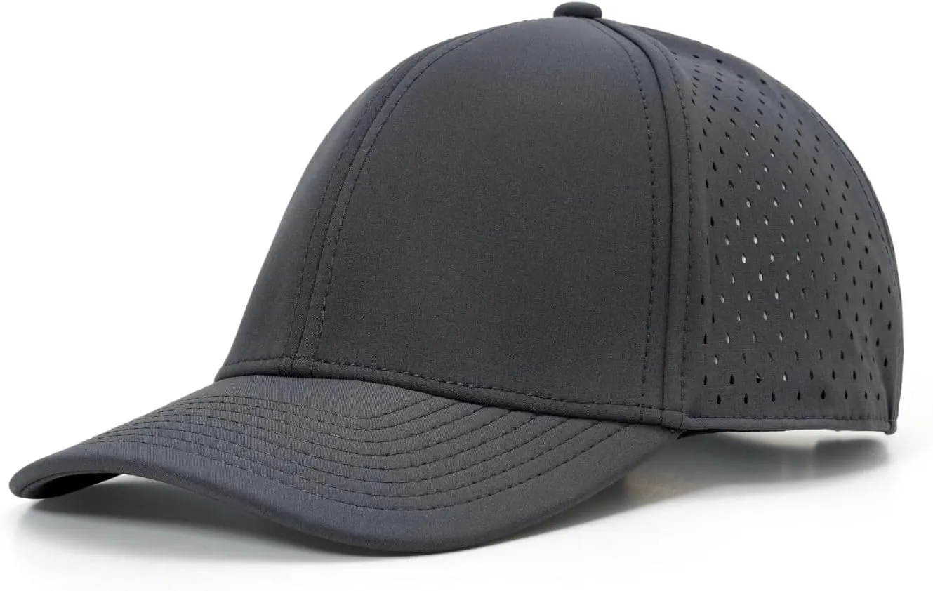 Quick-Dry Snapback Hats, 6-Panel Water-Resistant Mesh Baseball Caps for Men & Women, Golf, Running or Workouts