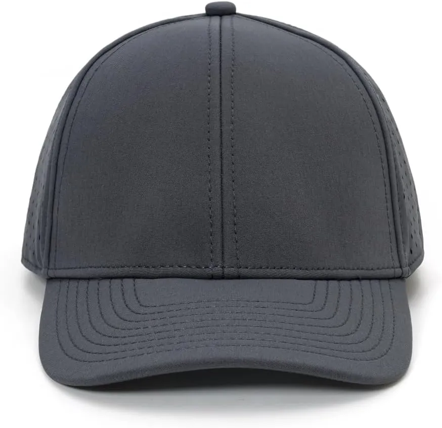 Quick-Dry Snapback Hats, 6-Panel Water-Resistant Mesh Baseball Caps for Men & Women, Golf, Running or Workouts