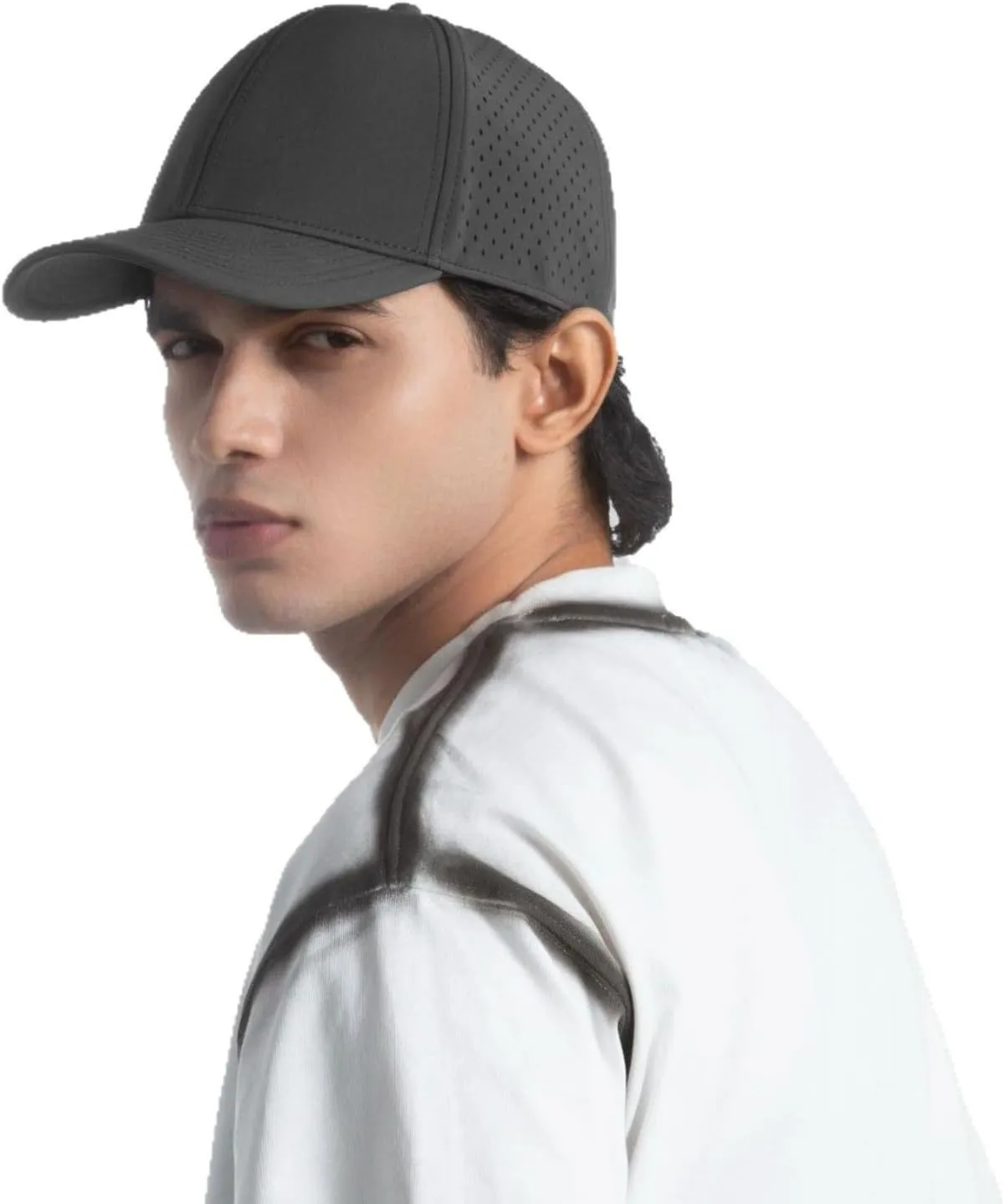 Quick-Dry Snapback Hats, 6-Panel Water-Resistant Mesh Baseball Caps for Men & Women, Golf, Running or Workouts