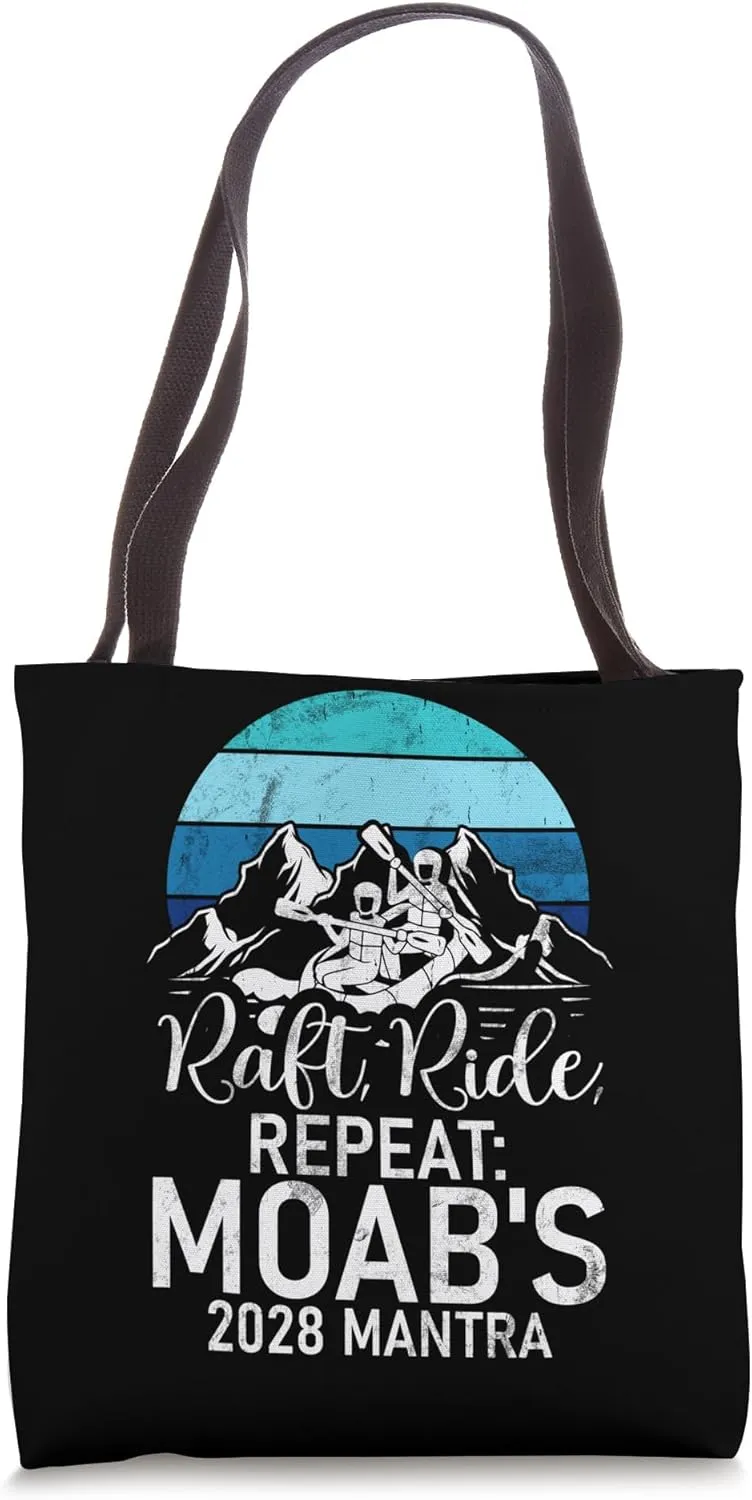 Raft Ride 28 Moabs 2028 Holiday Tote Bag