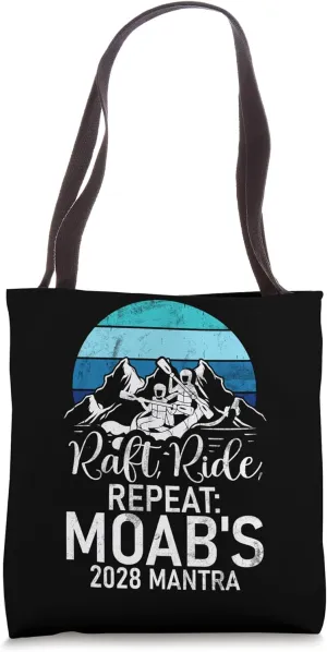 Raft Ride 28 Moabs 2028 Holiday Tote Bag