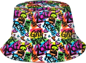 Rainbow LGBT Bucket Hats Fashion Gay Pride Sun Cap Packable Outdoor Fisherman Hat for Women Men