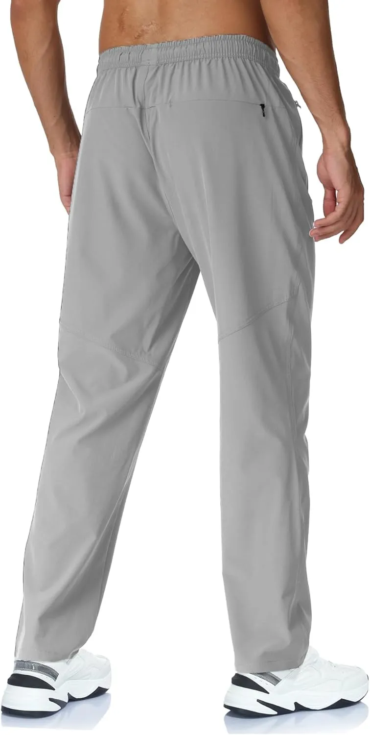 Rapoo Mens Lightweight Hiking Pants Quick Dry Stretch Joggers for Running Workout Casual