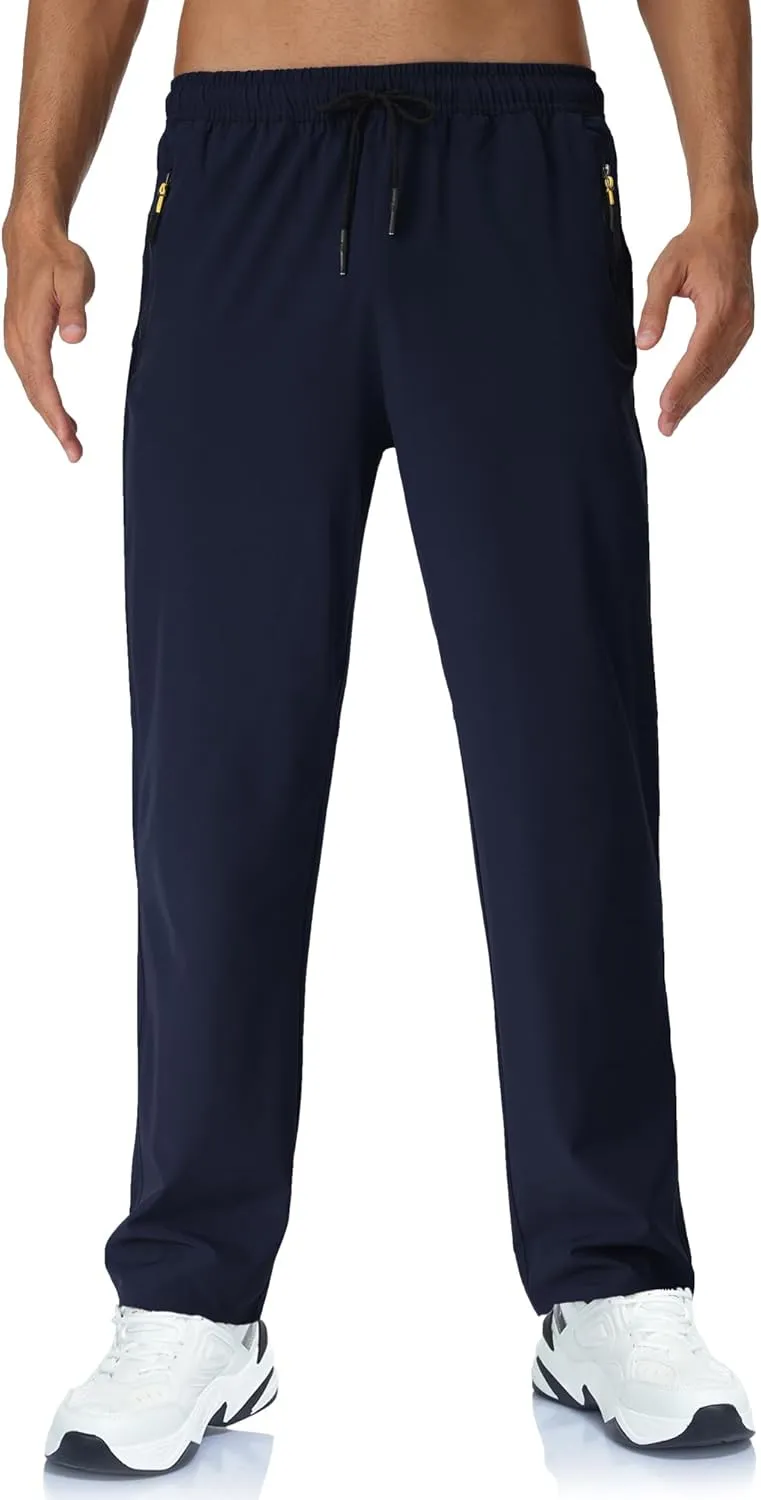 Rapoo Mens Lightweight Hiking Pants Quick Dry Stretch Joggers for Running Workout Casual
