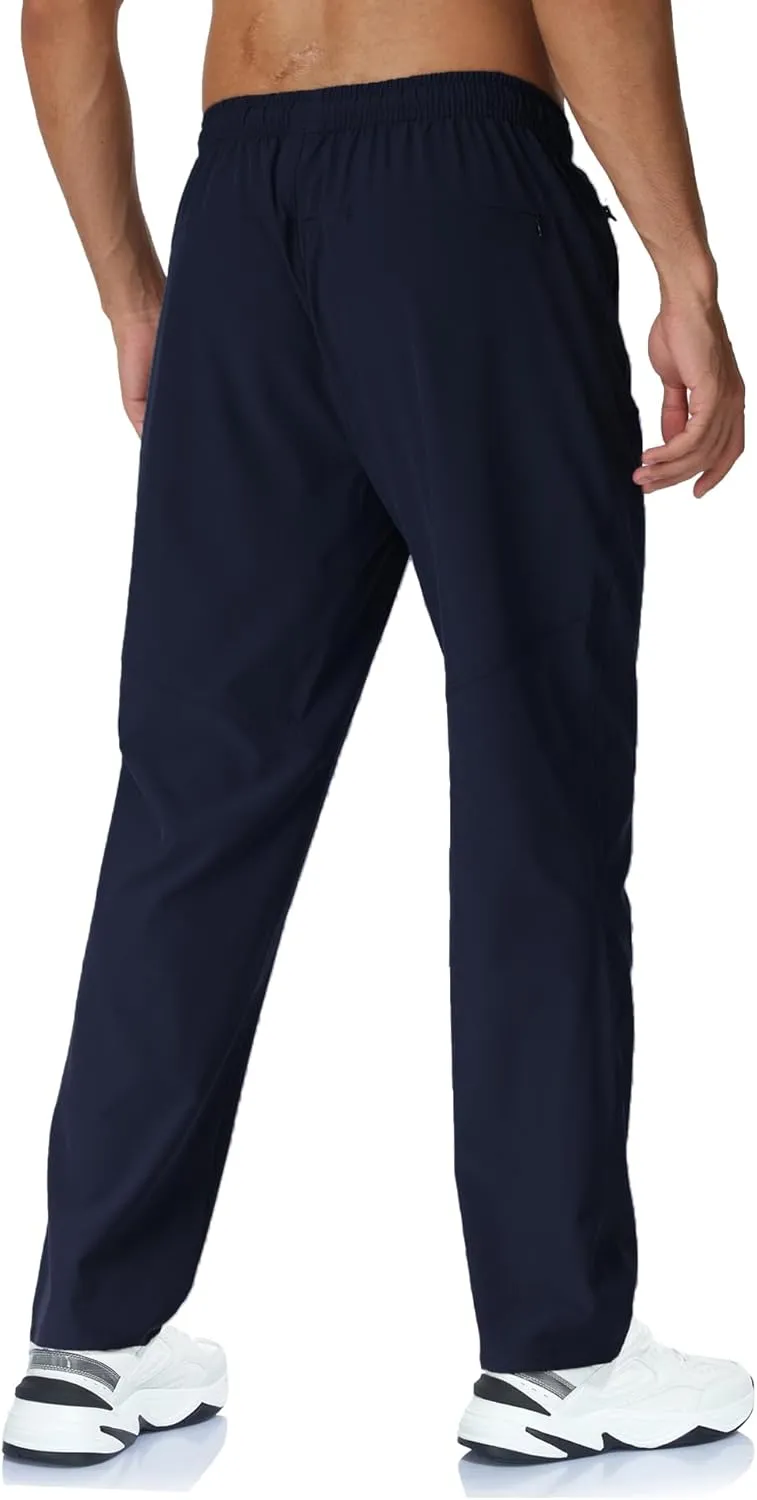 Rapoo Mens Lightweight Hiking Pants Quick Dry Stretch Joggers for Running Workout Casual