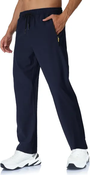 Rapoo Mens Lightweight Hiking Pants Quick Dry Stretch Joggers for Running Workout Casual