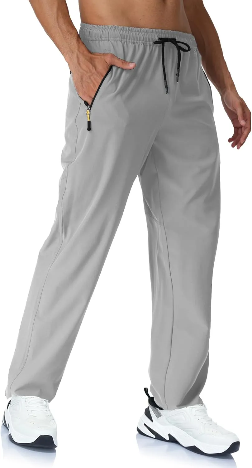Rapoo Mens Lightweight Hiking Pants Quick Dry Stretch Joggers for Running Workout Casual