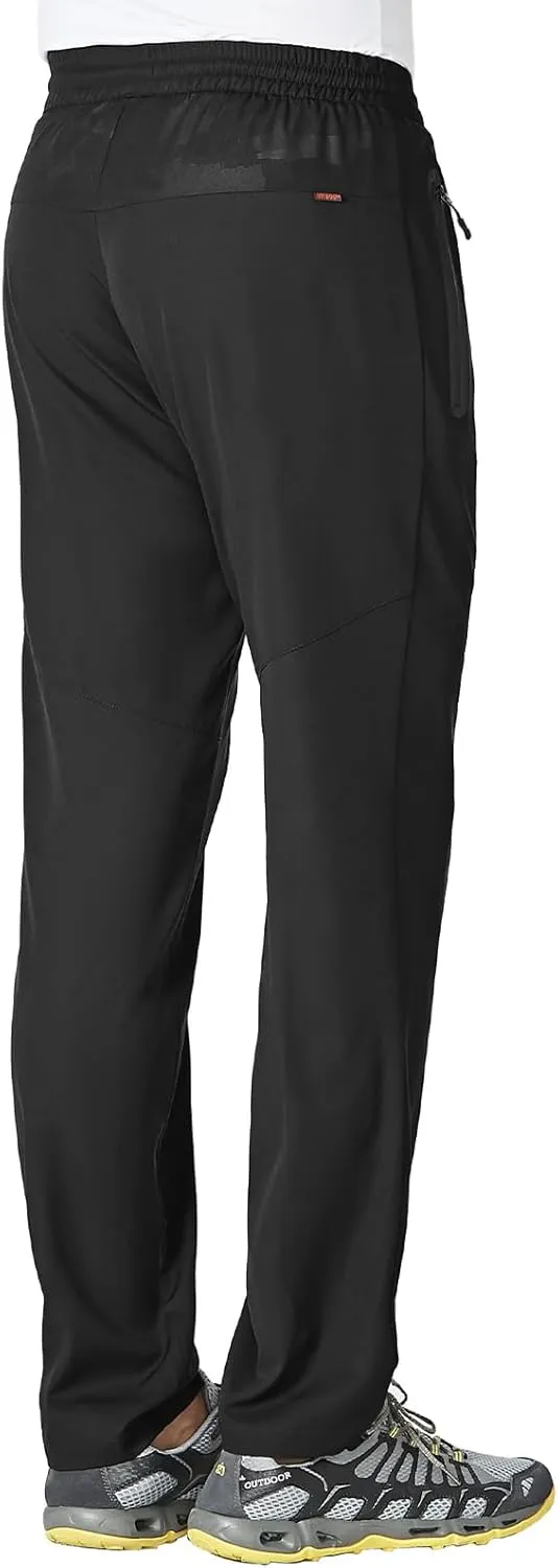 Rdruko Men's Casual Pants Lightweight Quick Dry Hiking Running Workout Outdoor Sports Sweat Pants
