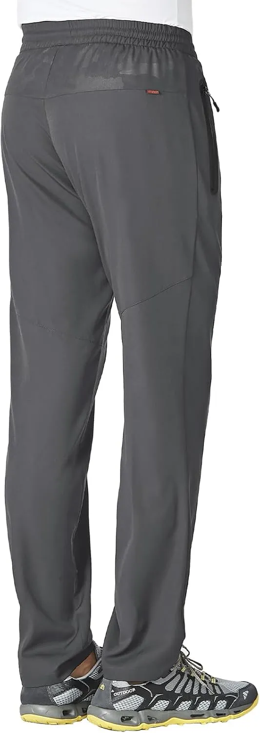 Rdruko Men's Casual Pants Lightweight Quick Dry Hiking Running Workout Outdoor Sports Sweat Pants