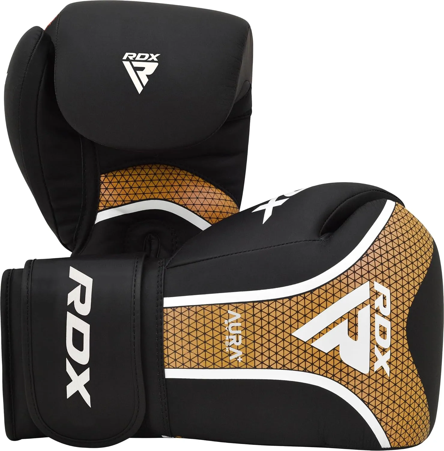 RDX Boxing Gloves Men Women, Pro Training Sparring Mitts, Muay Thai MMA Kickboxing, Adult Heavy Punching Bag Gloves, Focus Pad Workout, Ventilated Palm Padded Wrist Support, Men Women Home Gym