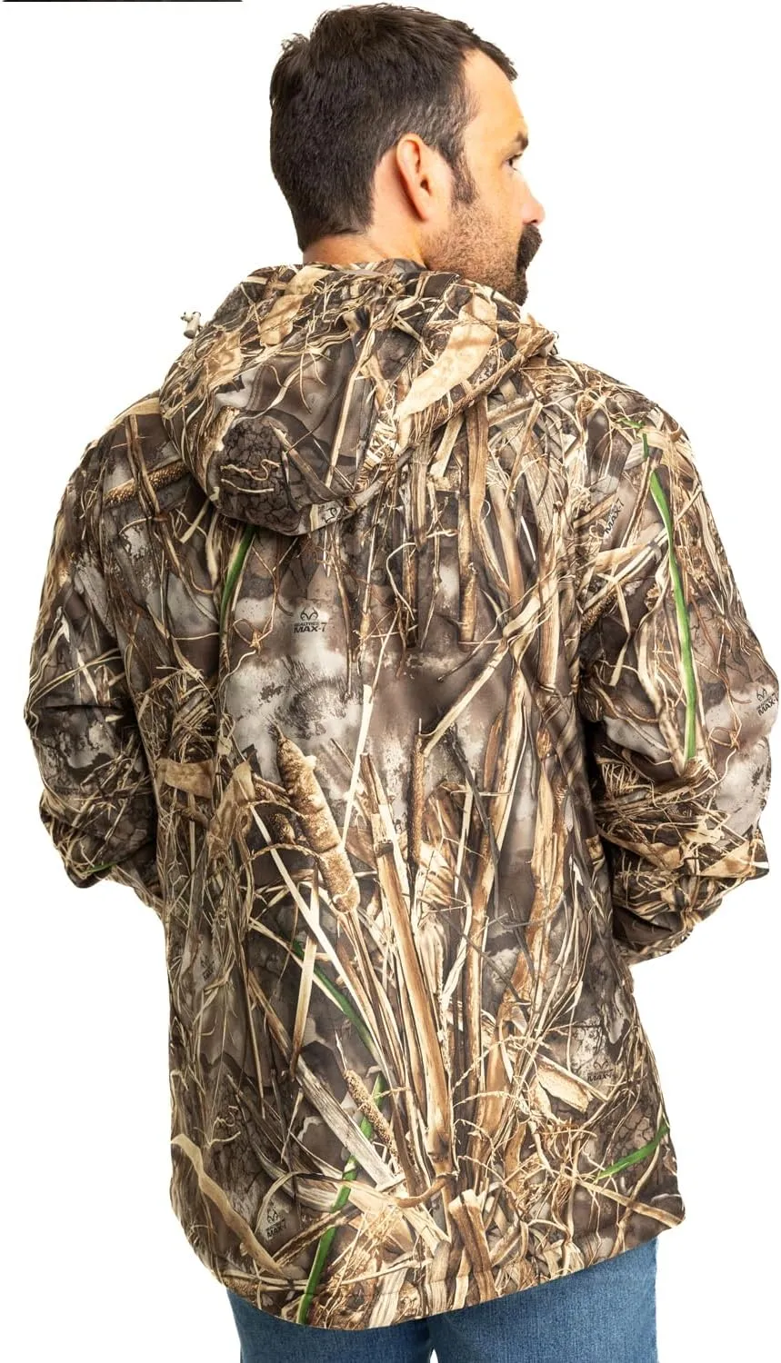 Realtree Men's Camo Hunting Insulated Cold Weather Parka Jacket - Wind-proof, Mid-weight and Super Warm