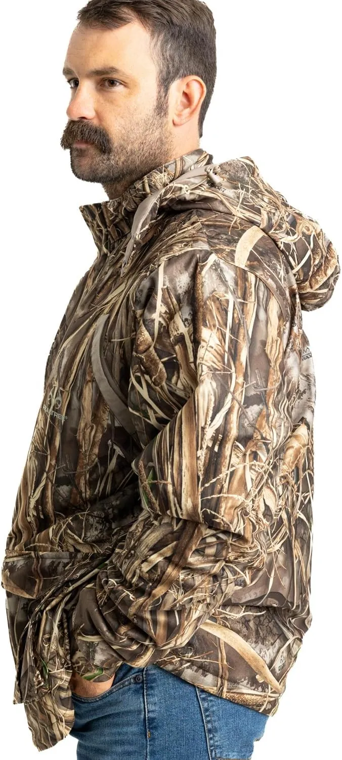 Realtree Men's Camo Hunting Insulated Cold Weather Parka Jacket - Wind-proof, Mid-weight and Super Warm