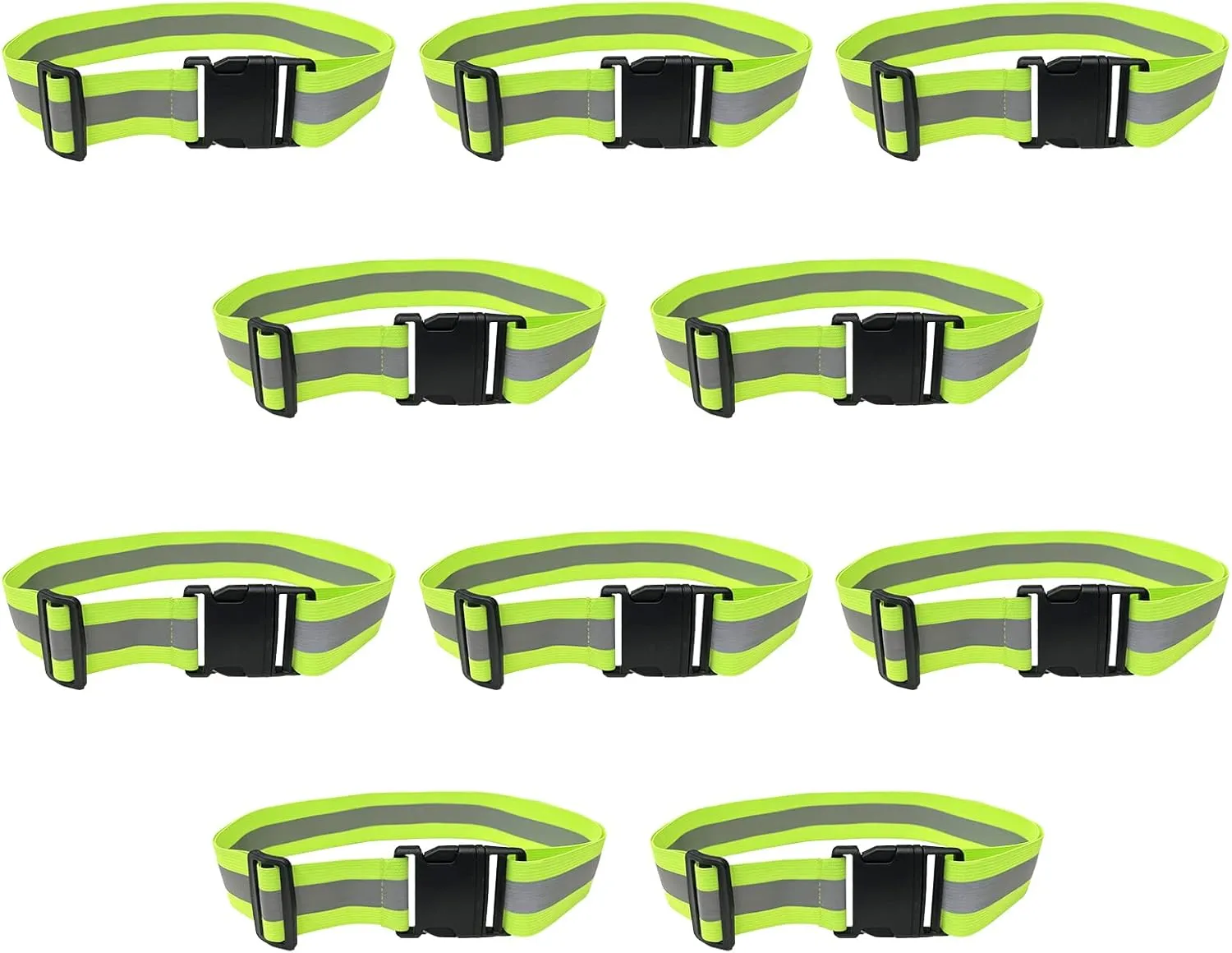 Reflective Vest - Running Vest Reflector, Reflective Running Vest with Safety Straps, High Visibility Reflector