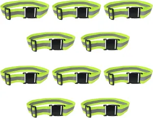 Reflective Vest - Running Vest Reflector, Reflective Running Vest with Safety Straps, High Visibility Reflector