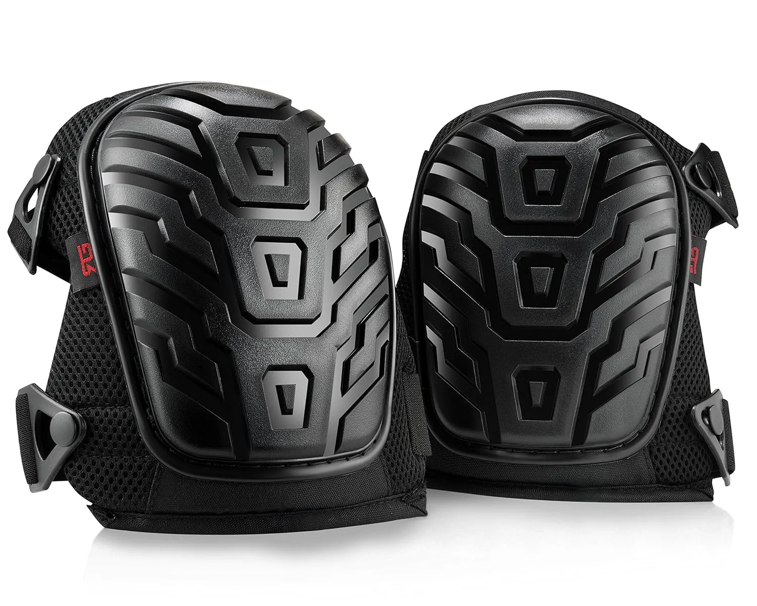 Rockland Guard Work Knee Pads for Men & Women - Professional Heavy Duty Knee Pads for Work in Construction, Flooring, Gardening, Roofing - Protective Gel Cushion Padding, Adjustable via Clip-On Straps