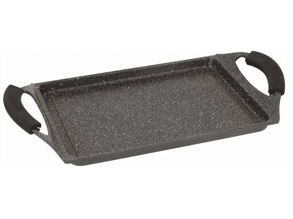 Royalty Line RL-NTG34M;  Griddle, Grill Pan, Marble Coating 2-handle 34cm