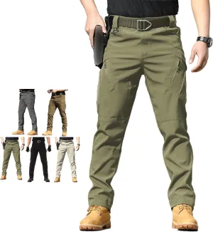 Rugstor Flexcamo - Tactical Waterproof Pants, Men’s Rugstor Flex Lightweight Waterproof Quick Dry Tactical Pants