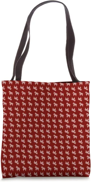 Scandi Horse Pattern Tote Bag