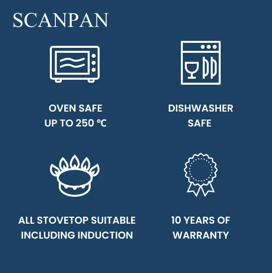 Scanpan Classic Nonstick Frypan - All Cooktops, Including Induction - 20cm